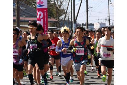 市制施行20周年記念　第21回桜川市さくらマラソン